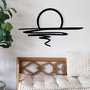Wallity Sparkle Escultura de Pared de Metal Negra